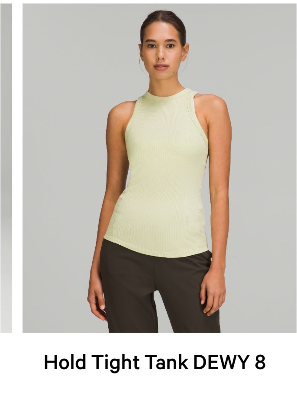 LULULEMON Hold Tight Tank Dewy SIZE 8